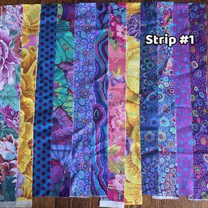 12 Kaffe Fassett Collective  2 1/2" Strips jelly roll - some rare & OOP